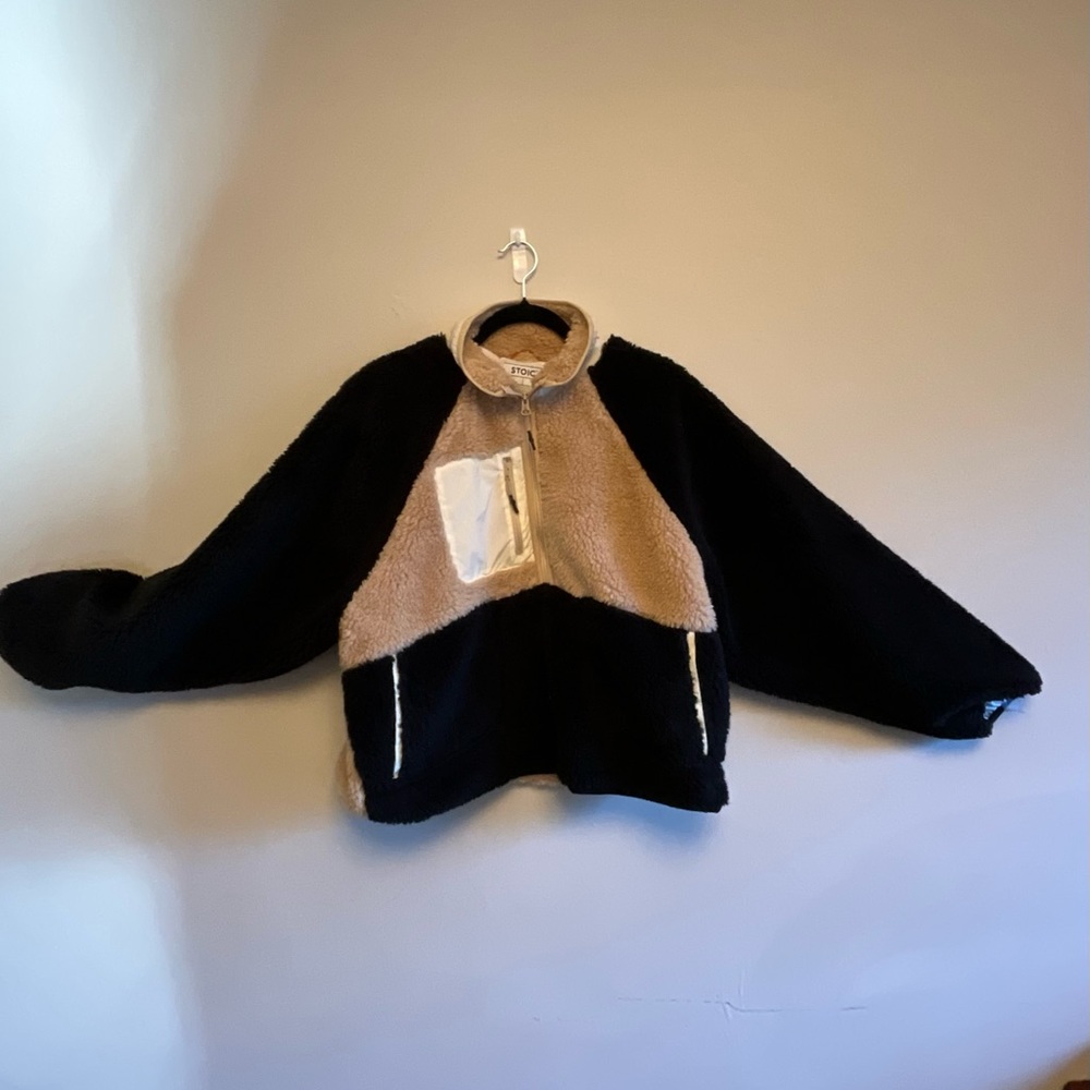 Half zip Sherpa pullover